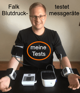 Falk testet live und in Farbe diverse Blutdruckmessgeräte Test