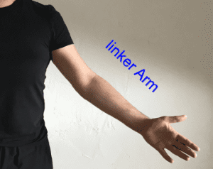 Blutdruck richtig messen - linker Arm