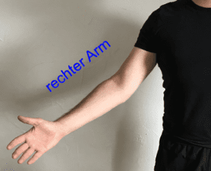 Blutdruck richtig messen - rechter Arm